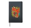Carnotaurus Dinosaur Kids Colorful Paleontology Fossil Fan Hardcover Journal, Black