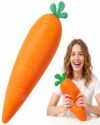 Carrot Squishy Slow-Rising Sensory Toy Stress Relief Anxiety Decompression Gift (Orange)