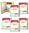 Carson Dellosa 6-Pack Substitute Teacher Folder, Schedules, Routines, Procedures, Classroom Management, Contact Information, and More with Pockets, Desk Organizer School Supplies