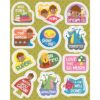 Carson Dellosa Fairy Tale Forest 72 Motivational Stickers for Kids, 6 Sheets of Forest Incentives with Positive Affirmations for Prizes, Reward Chart, and School Supplies, Classroom Must Haves