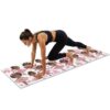 Cartoon Children Ballet Dance Yoga Mat-68x24in,Exercise Mat for Men Women Pink Butterflies Ballet Shoes Non-Slip Yoga Mats with Carrying Strap Cushioned Workout Mat For Home Gym Pilates Fitness