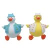 Cartoon Duck Squishy Stress Reliever, Soft TPR Squeeze Toy for Kids Adults, Cute Deformable Fidget Toy for Anxiety Relief Desktop Ornament