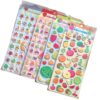 Cartoon Fruit Foam Sticker for Journal Planner Scrapbooking Phone Case Decoration Motivational Stickers
