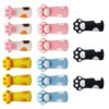 Cartoon Kitten Paws Shape Pencil Tip Cover Chewing-Proof Silicone Pencil Protector Cap for Students Drawing Writing Silicone Cap