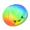 Cartoon Steamed Bun Stress Ball Toy for Adult Relaxing Hand Exercise Tool Squeeze Toy for Tension Elimination Calming Steamed Bun Stress