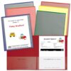 Casafoyer Classroom Connector School-to-Home Folders, Assorted Colors, 6 per Pack (32010) - Pack of 2