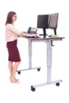 Casafoyer STANDUP-CF48-DW 48" High Speed Crank Adjustable Stand Up Desk - Pack of 2