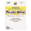 Casafoyer Super Value Poster Board, 22"X28", White, 50 Sheets - Pack of 2