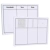 Casafoyer Write-On and Wipe-Off Base Ten Mats, Set of 10 - Pack of 2
