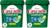 Cascade Complete Dishwasher Pods, Dishwasher Detergent, Lemon Scent ActionPacs, Cleaning Supplies, 78 Count (Pack of 2)