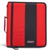 Case-it Zipper Binder | 2-Inch O-Rings | 350-Sheet | D-251 Fire Engine Red