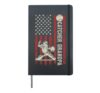 Catcher Grandpa US Flag Baseball Catcher Grandpa Hardcover Journal, Black