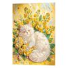 Cat Framed DIY Pearl Painting Kit for Adults Beginners 30x40cm (Cat)
