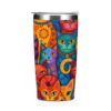 Cat Gifts for Women 20 oz Tumbler Cat Stainless Steel Insulated Cup Thermos
