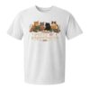 Cat Reading Graphic T-Shirt Purrs Paperbacks Whimsical Tee