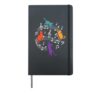 Cats Fan Music Sheet Music Notes Hardcover Journal, Black
