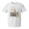 Cat with Books T-Shirt Just One More Chapter Cozy Reader Tee