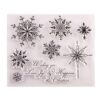 Cawwgt Flowers Silicone Clear Seal Stamp Scrapbooking Embossing Photo Album Decorat