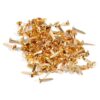 Cawwgt Gold Brads Pattern Bag Clips Round Head Clips Metal Round Head Clips Scrapbooking Brads Pattern Clips for School