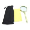 Cawwgt Large Glass 30X Handheld Reading Magnifier for Seniors & Kid,65mm 2.5'' Real Glass Lens