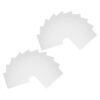 CAXUSD Removable Matte White Adhesive Labels for Storage Bins and Packing Boxes 100 Sheets X6 Inch Waterproof and Tear-Resistant Self-Adhesive Paper Stickers, for Office and Home