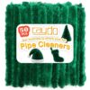 Caydo 50PCS Extra Thick Green Pipe Cleaners, Jumbo Chenille Stems for Kids Creative Craft DIY Projects (30 mm x 12 Inch)
