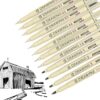 CCOCC Micro Fineliner Drawing Art Pens: 12 Black Fine Line Waterproof Ink Set Artist Supplies Archival Inking Markers Pigment Liner Point Journaling Sketch Outline Watercolor Technical