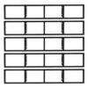 CD Racks, 5 Pack 34 Inch Wall Mount CD Storage Shelf, Metal Media Storage Shelf for DVD Video Games, Iron Floating Shelf Organizer for Home Office Bedroom Living Room, Each Compartment 7.7*5in, Black