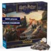 Ceaco - Hogwarts Express 1000-Piece Jigsaw Puzzle - Thomas Kinkade Artwork - Gift for Harry Potter Fans