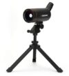 Celestron Mini Mak 70mm Angled Spotting Scope – Maksutov Spotting Scope – Great for Long Range Viewing – 25–75x Zoom Eyepiece – Multi-Coated Optics – Rubber Armored – Tabletop Tripod Included