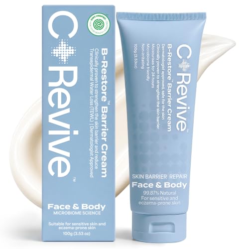 CELRIV Barrier Repair Cream for Dry, Sensitive & Eczema-Prone Skin, Oncology Friendly +300% Hydration, Lightweight Non-Greasy 24HR Moisturizer, Dermatologist Tested, EWG VERIFIED™, Fragrance Free
