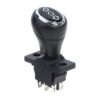 CENGPXGH 6Pin Gear Control Switches for Childrens Cars 3 Speed Selection Double Reset Auto Positioning Auto Return Mechanism Forward Stop Reverse Switches for Childrens Electric Toy Car