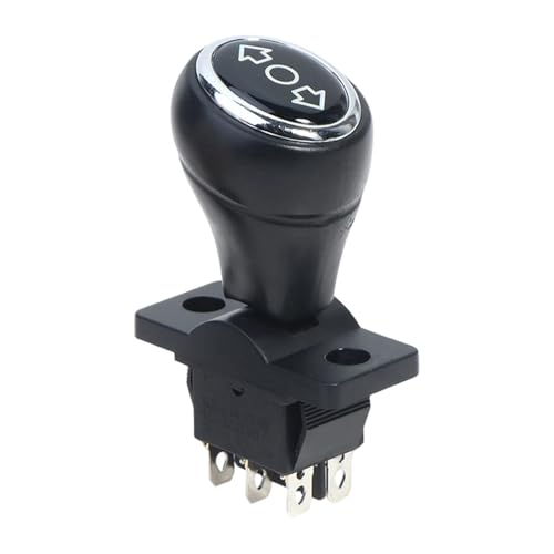 CENGPXGH 6Pin Gear Control Switches for Childrens Cars 3 Speed Selection Double Reset Auto Positioning Auto Return Mechanism Forward Stop Reverse Switches for Childrens Electric Toy Car