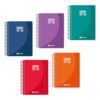 Centauro - Academic Diary 2025/2026 A5 Day to View 5 Assorted Colours Sheet 70g Spanish Hard Cover Spiral Bound PVC with Special Sheets for Students and Stickers FSC 21 x
