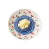 Ceramic Garlic Grater Plate Bowl Tomato Dish Round Porcelain Grater Plate