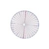 Ceramic Round Divider for Pottery Clay, 26cm Circular Dividing Ruler Template with Clear Markings for Equal Partitions, Heavy Duty Plastic Art Measurement Stencil Tool