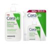 CeraVe Hydrating Cream To Foam Cleanser, 19 Fluid Ounce + Hydrating Cream To Foam Cleanser, 16 Ounce Refill