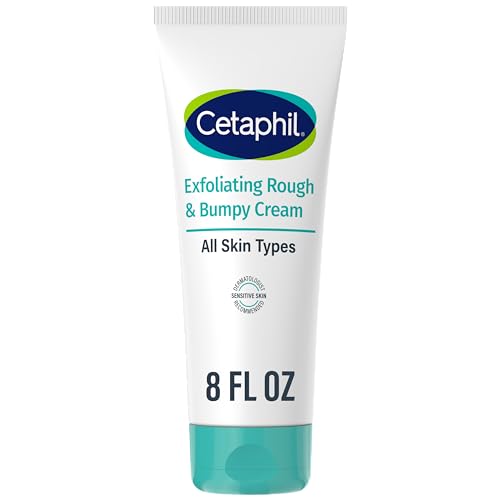 Cetaphil Exfoliating Rough & Bumpy Cream, Lightweight Cream for All Skin Types, 8 oz Tube, 20% Urea, Gently Exfoliates, Refines Skin Texture, Dermatologist Recommended Brand (Pack of 12)