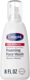 Cetaphil Redness Relieving Foaming Face Wash For Sensitive Skin, 8 Fl Oz, Gently Cleanses & Calms Sensitive Skin Without Over Drying, (Packaging May Vary) (Pack of 12)