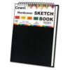 Cewei 9" x 12" Sketch Book, Spiral Bound Sketchbook, 100 Sheets_68lb/100gsm