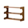 cfycfy987 Bookshelf Home Multi-Story Open Bookshelf Bamboo Storage Rack for Living Room Office Bedroom