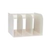 cfycfy987 Bookshelf Three-Compartment Simple Office Bookshelf CDs Magazine Storage Rack Bedroom