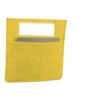 Chair Pockets, Classroom Chairback Storage Pocket with Name Slots and 3 Pockets, Chairback Organizer Pockets for School Home Classroom Preschool Daycare (Yellow)