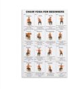 Chair Yoga Exercises Poster Canvas Wall Art Posters for Room Aesthetic and Decor Posters for Living Room Bedroom Restroom Office Decor 12x18 inch