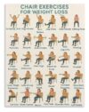 Chair Yoga Poses for Seniors Beginners Seated Stretching Routine Gentle Low Impact Balance Canvas Poster Wall Art Living Room Kitchen Decor 12x18 Inch