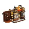 Chanbrix City Retro Coffee Shop Building Set with Light for Adult