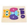 Changor Wooden Animal Puzzles for Toddler Intellectual Development Smoother Edges 1 X Stereo Jigsaw Puzzle Set