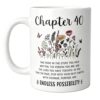 Chapter 40 Birthday Mug – 11oz Ceramic Coffee Cup for Men & Women Turning 40 – Funny, Inspirational 40th Birthday Gift Ideas for Him, Her, Husband, Wife, Friend – Milestone Celebration (40th Birthday)