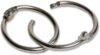 Charles Leonard Loose Leaf Rings with Snap Closure, Nickel Plated, 0.75 Inch Diameter, Silver, (R19) (Pack of 700)
