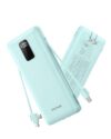 charmast Power Bank 10000mAh Portable Charger with AC Plug and Built-in Cables for iOS and Type-C - Compact Battery Pack Travel Essentials External Phone Charger for iPhone 17 16 15 14, Samsung, iPad